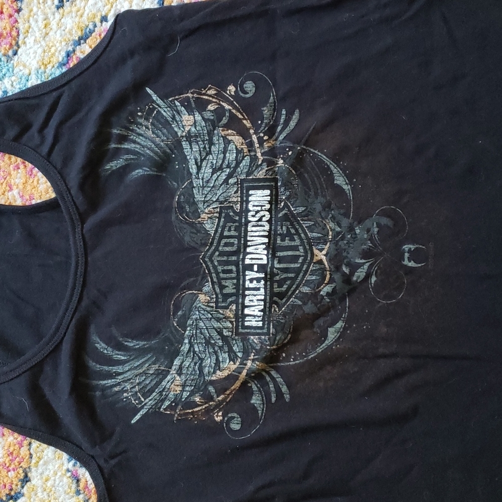 Harley Davidson Black Tank - Picture 3 of 5